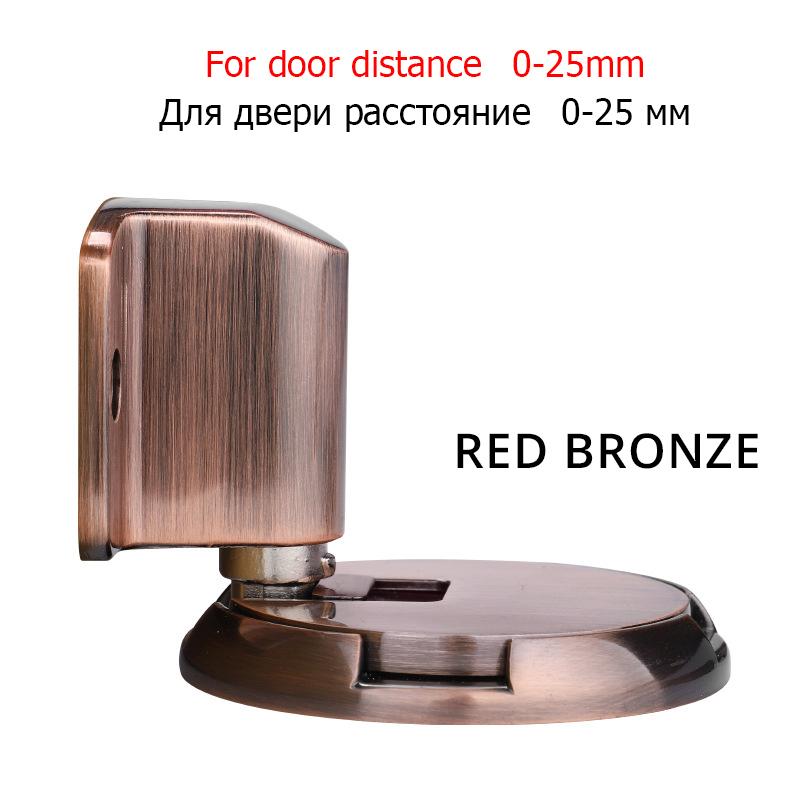 KAK Heavy Duty Magnetic Door Stopper Mechanical Door Stop Adjustable Door Holder Non-punch Sticker Furniture Door Hardware