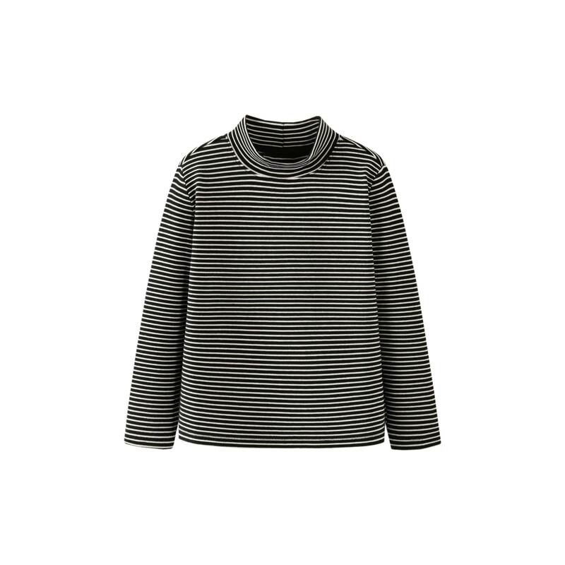 Mini Balabala Kids' High-Neck Long-Sleeve T-Shirt