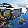 Diving Mask Snorkel Swimming Goggles Scuba Silicone Skirt 3 Windows Anti-Fog Anti-Leak Wide View Panoramic HD For Adult Youth