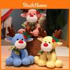 Plush Reindeer Toy Christmas Decor For Kids Birthday Gift With Pp Cotton Filling