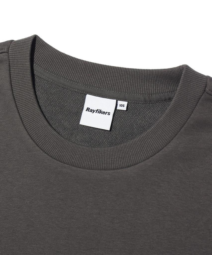 RAYFIKERS Signature Small Logo Sweatshirt Mq6Tu135_Charcoal