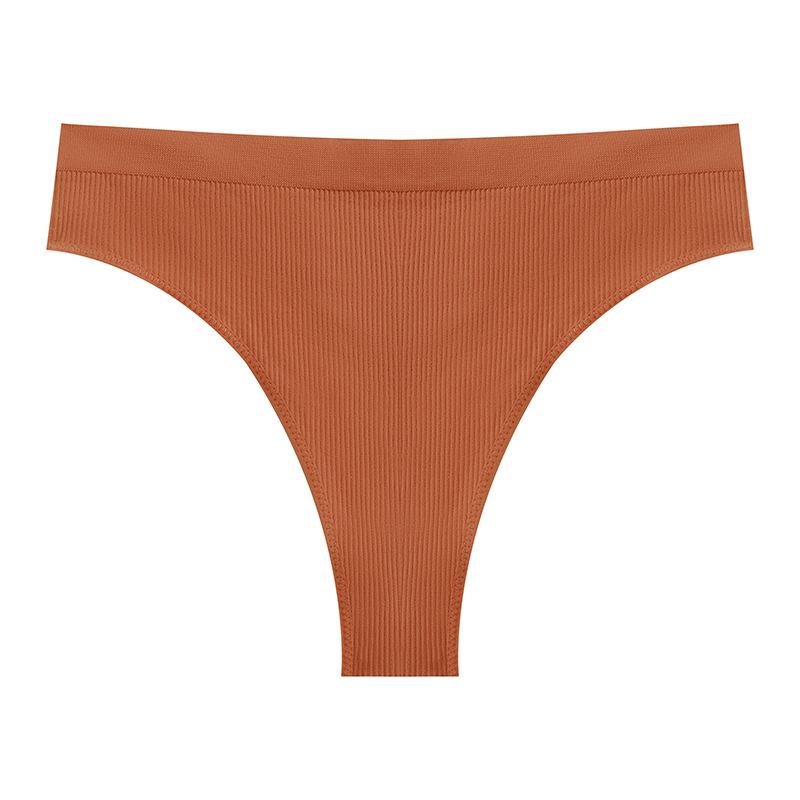 

Сексуальное невидимое нижнее белье для йоги в форме буквы Т, удобное бесшовное, приятное для кожи и дышащее, женские брюки в форме буквы Т XL оранжевый