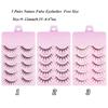 5 Pairs Daily Makeup False Eyelashes Fish Tail Big Steamed Rolls Eyelashes New Extension Eyelashes