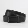 Dolly Road, Reverse Buckle Belt 3.5 Automatic Buckle Two-Layer Cowhide Belt, Men'S Leisure Belt