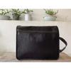 Vintage Leather Messenger Satchel Genuine Laptop Bag Black Briefcase