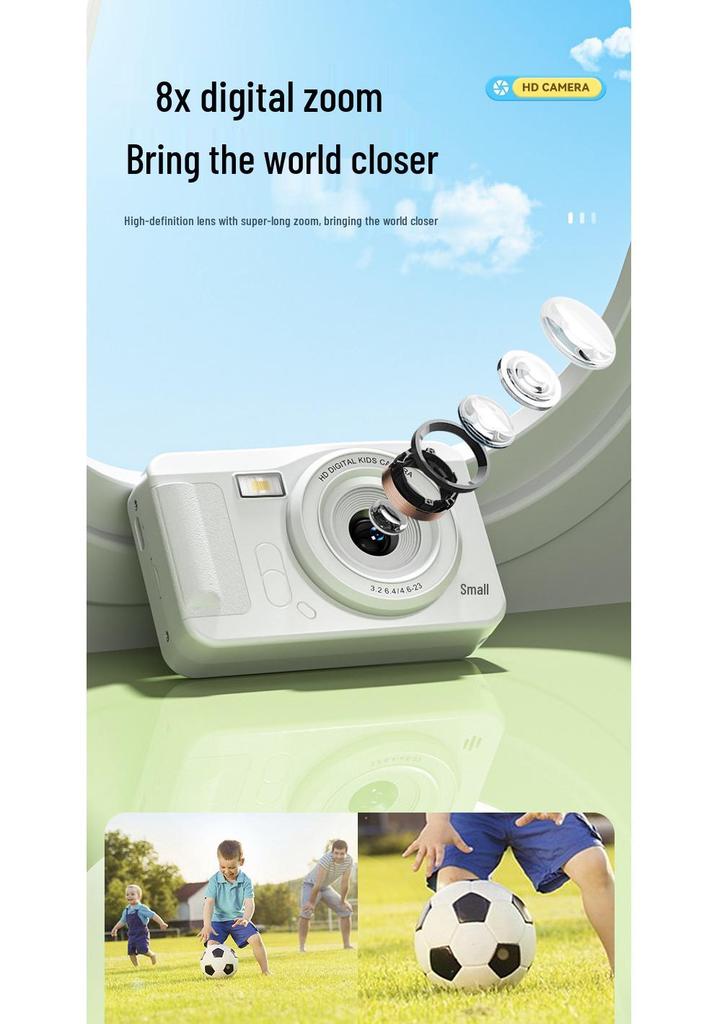 Student-Friendly 2.4-inch HD Dual Lens Digital Camera
