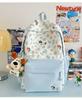 Schoolbag New High-value Japanese Ins Fresh and Sweet Polka Dot Contrasting Color Backpack Junior High School Students Lightweight Large-capacity 