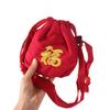 Crossbody New Year Lucky Money Bag Chinese Style Fu Embroidered Bag  Handbag
