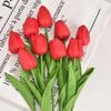 3/5/10/15/20pcs Tulips Artificial Flowers Real Touch Flower Bouquet Tulips Fake Flower for Wedding Home Decoration