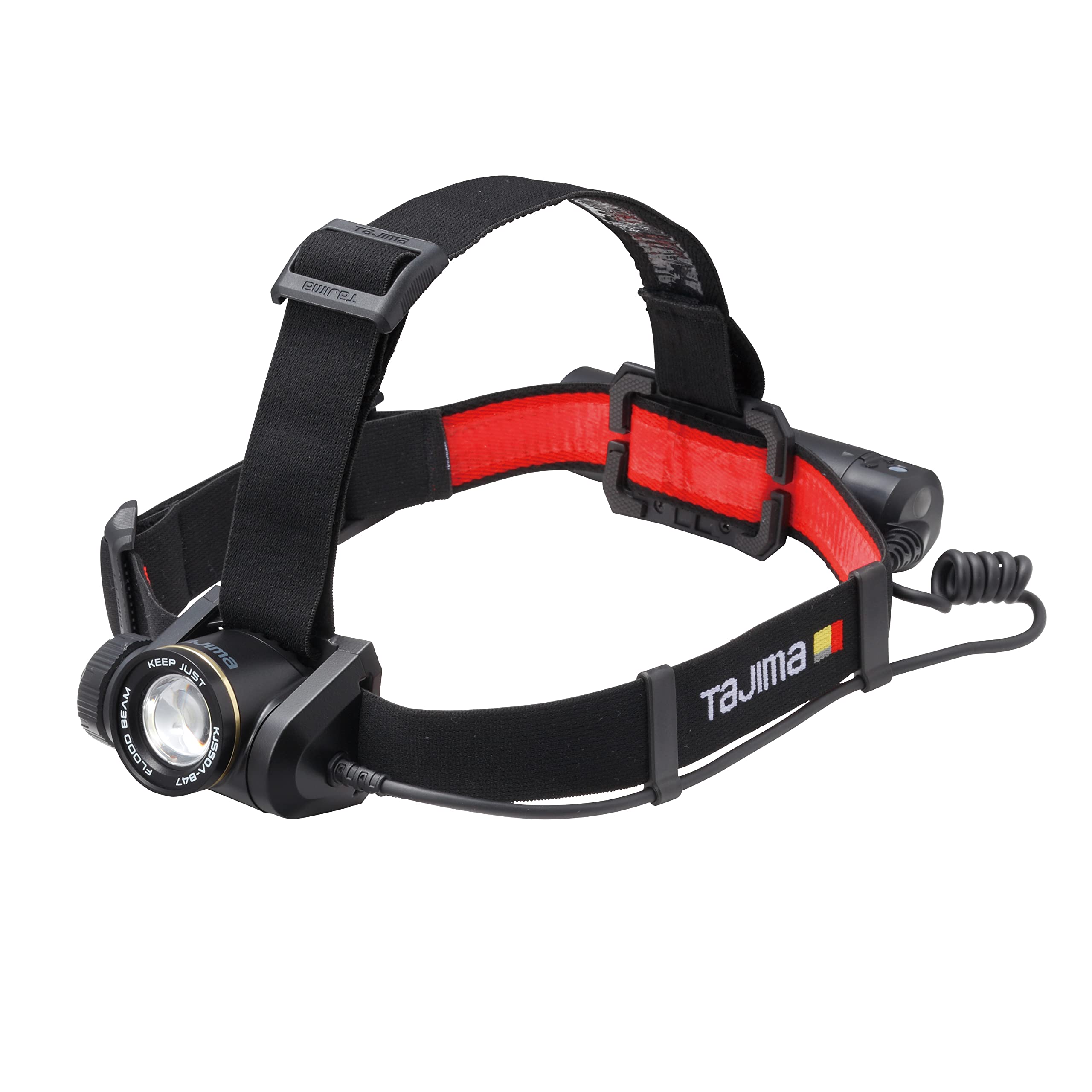 

Tajima LED Keep Maintains Brightness Until Battery Boosts to Includes Dedicated Rechargeable Headlight, Just, 100% Dies, 500lm, Battery, High-Capacity чёрный