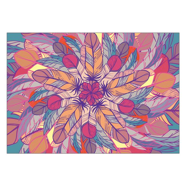 Entrance Door Bohemian Mandala Pattern Carpet Non -Slip Bath Mat Soft Living Room Bedroom Decorative Carpet Mat For Children