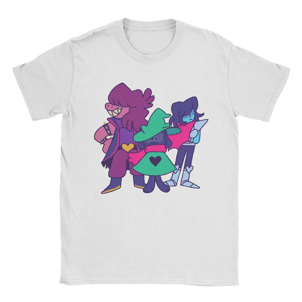 Deltarune Tenna T Shirt Men Women Pure Cotton Novelty TShirt Round Collar  Tees Short Sleeve Tops Plus Size