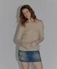 AUTHENTI One-Shoulder T-Shirt_Beige