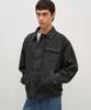 INSILENCE Vintage Washed Deck Jacket V2 Dark Grey
