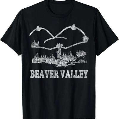Sértő Vicces Beaver Valley Kettős Értelmű Póló
