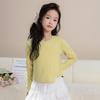 LUSON Girls' Long Sleeve Crew Neck Striped Casual T-Shirt