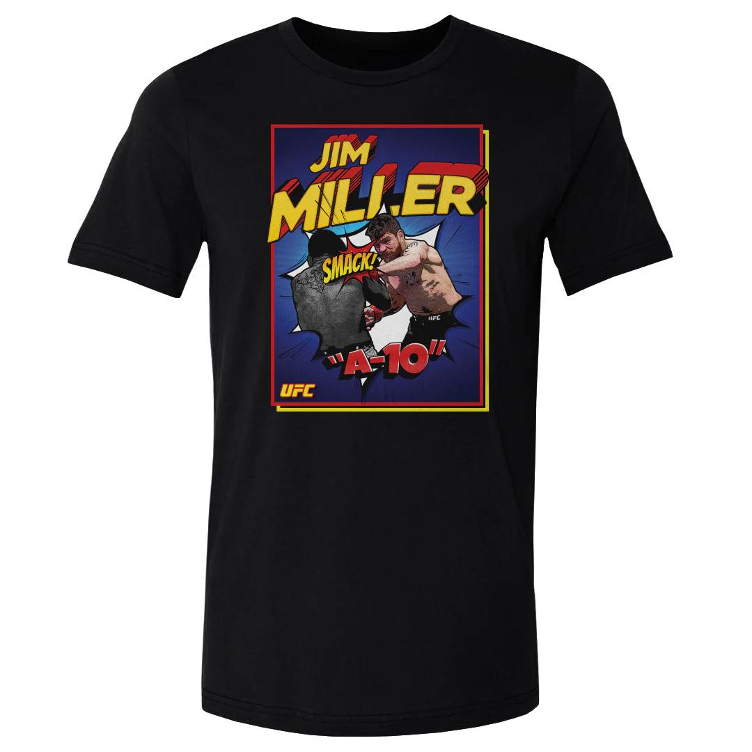 

2026 Summer UFC Jim Miller Fighting Graphic Tshirt Women Sports Cotton Short Sleeve Loose Leisure Fitness Shirt Unisex 4XL