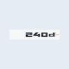 New Glossy Black 3D Letters Numbers M340d M240d M235d M140d M135d Emblem for BMW F30 F31 F35 F40 F46 G42 G20 Car Trunk Sticker