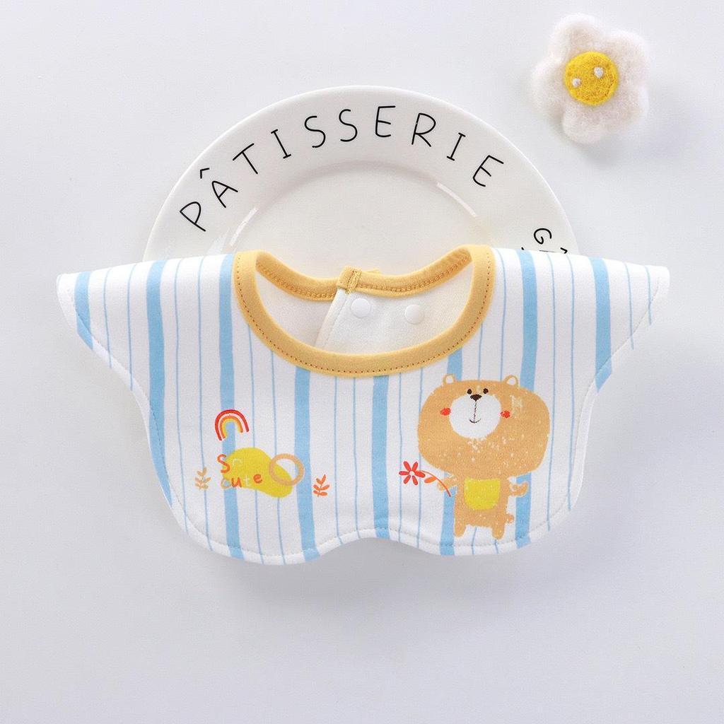 Custom A-grade Cotton Waterproof Baby Bibs - Super Soft & Absorbent Newborn Eating & Drool Protection