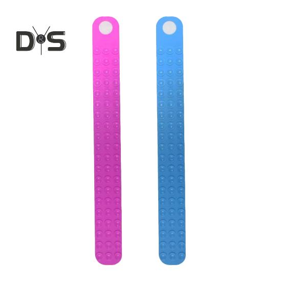 

1/2 шт. силиконовый ремень для размораживания мяса, присоска, размораживатель пищевых продуктов, 17 дюймов, кухонный гаджет для быстрого размораживания, экономящий время размораживания синий/розовый