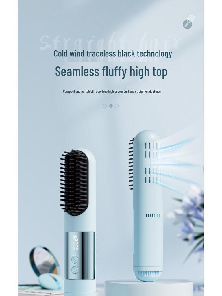 Cross-Border Ionic Hair Straightener Comb: Anti-Scald Design, Fast Heating & High Temperature