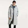 Kappa Solid Color Hooded Long Down Jacket Men's K0B72YY05