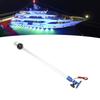 24in Boat   Light 360 degrees  All Round Rotating LED Stern Pole Light Aluminum Alloy Base for Yachts Marine