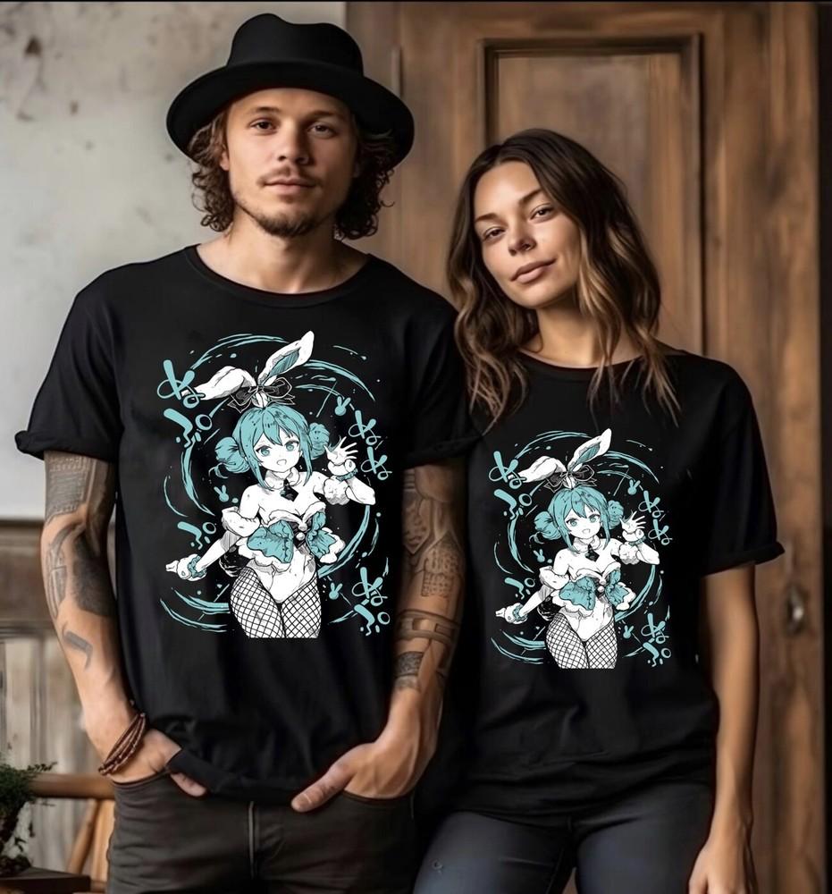 

Футболка Hatsune Miku Аниме Девушка Каваи Проект Diva Vocaloid Рубашка Все Размеры 2XL