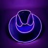 New Arrival Pearlescent Cowboy Hat Dance Costume Decorate Glowing Cowgirl Cap Glowing For Neon NightClub