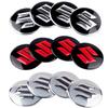 4pcs Car Styling 56mm Wheel Hub Center Caps Decal Stickers Emblem For Suzuki Swift Splash SX4 Alto Jimny  Grand Vitara Kizashi