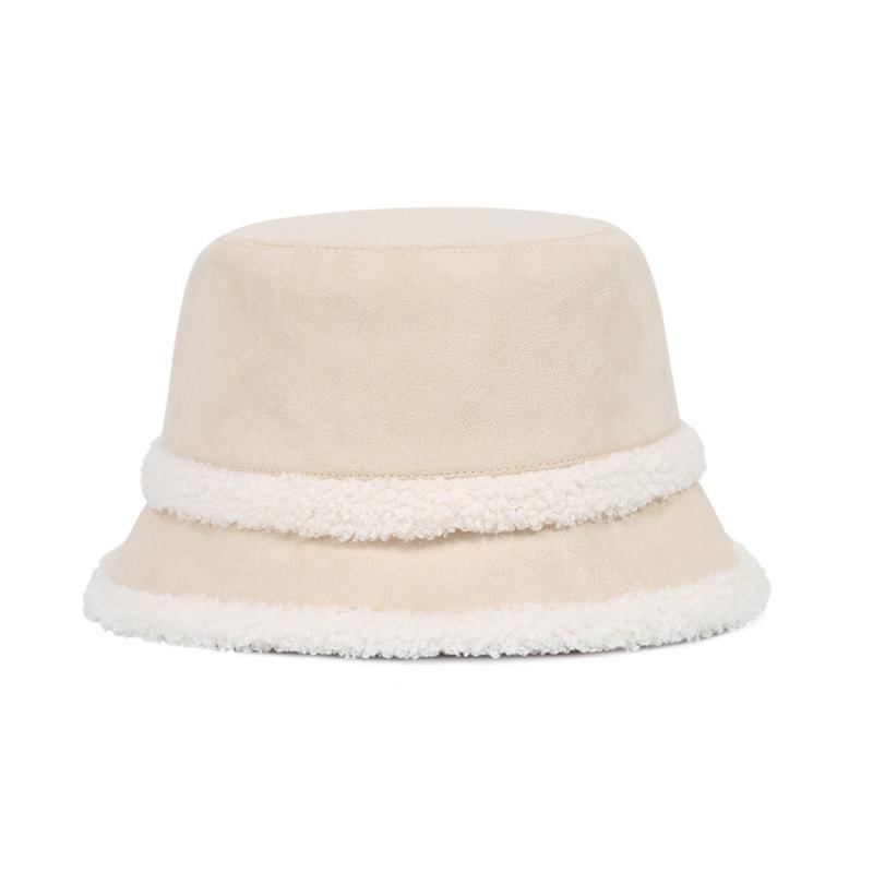 Women's Plush Fisherman Hat - New Autumn/Winter Style, Small Fragrance, Warm and Elegant