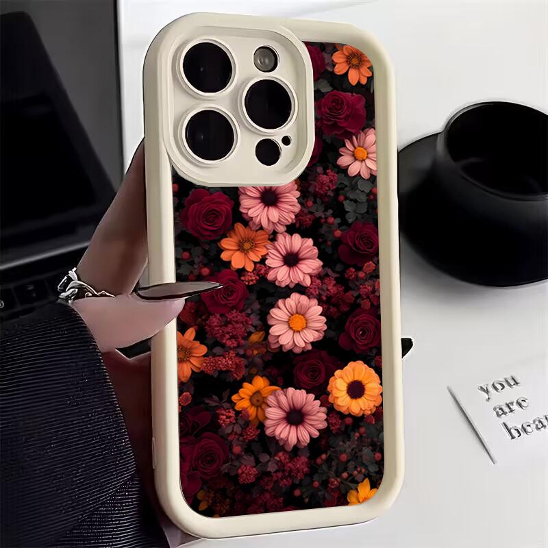 Blooming flowers Phone Case for iPhone 17 16 15 14 13 12 11 Series Pro Max Plus