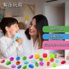 5Pcs Cute Squishy Fluffy Elephant Squeeze Fidget Cartoon Animal Sensory Ball TPR Squishy Turtle Hippo Children Anti-Anxiety Toy