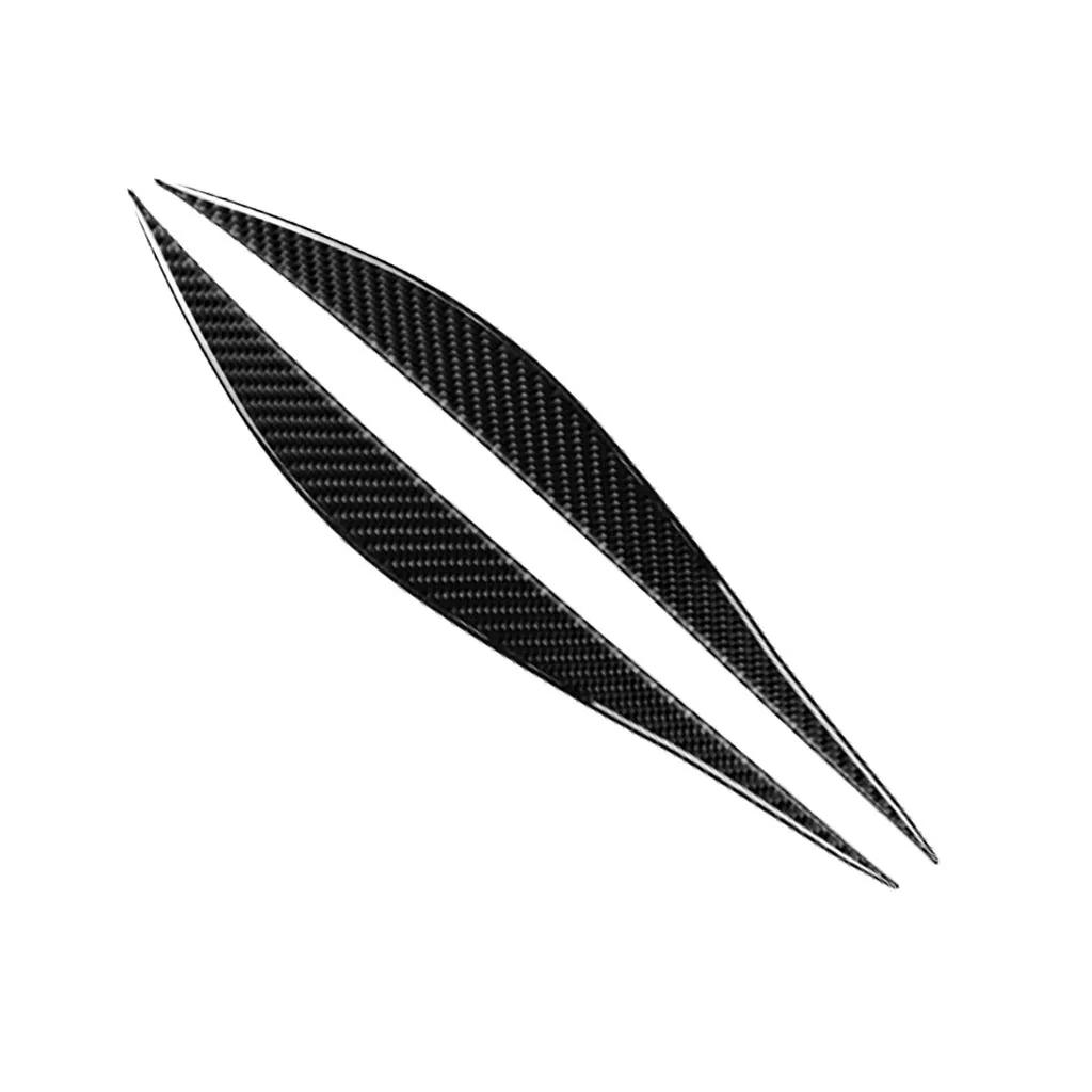 2PCS 3 Style Sticker Carbon Fiber Headlight Eyebrows Eyelid Trim Eye Lid Cover Decoration for BMW F30 F34 320i 325i 316i