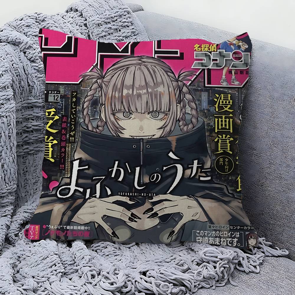 Japanese C-Call Of The N-Night Anime Pillow Cover Sofa Cushion Cover Home Room Decoration Children Gift
