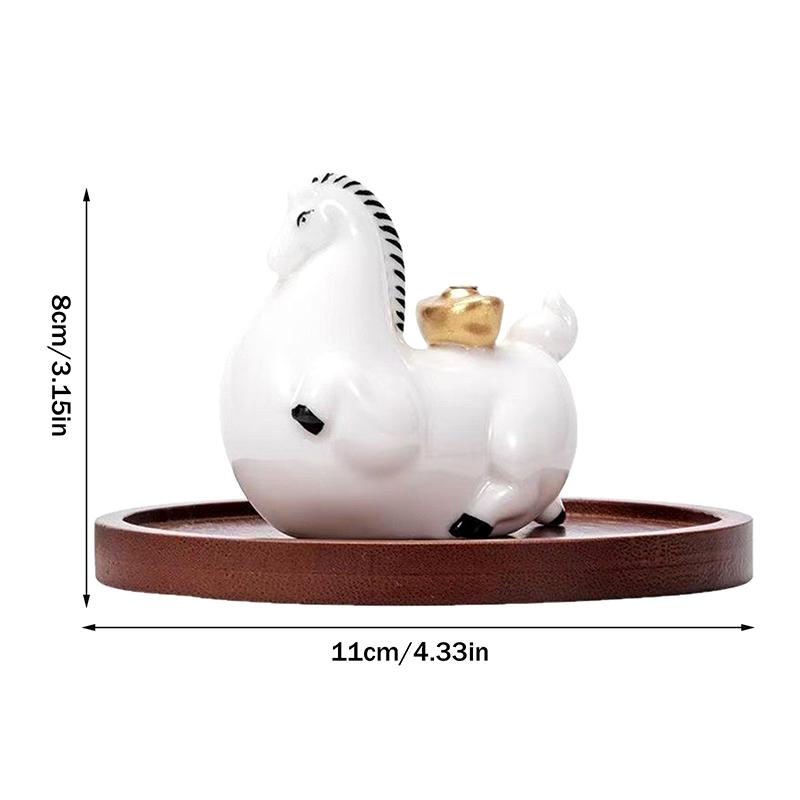 Horse-Shaped Shaped Incense Burner Stick Holder Animal Shaped Home Vintage Incense Holders