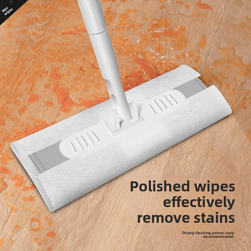 Floor Electrostatic Disposable Mop Rotating Dry Wet Cleaner Home Cleaning Tool