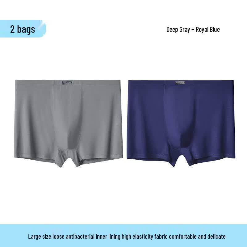 

Men s Modal High-Waist Plus Size Boxer Briefs
