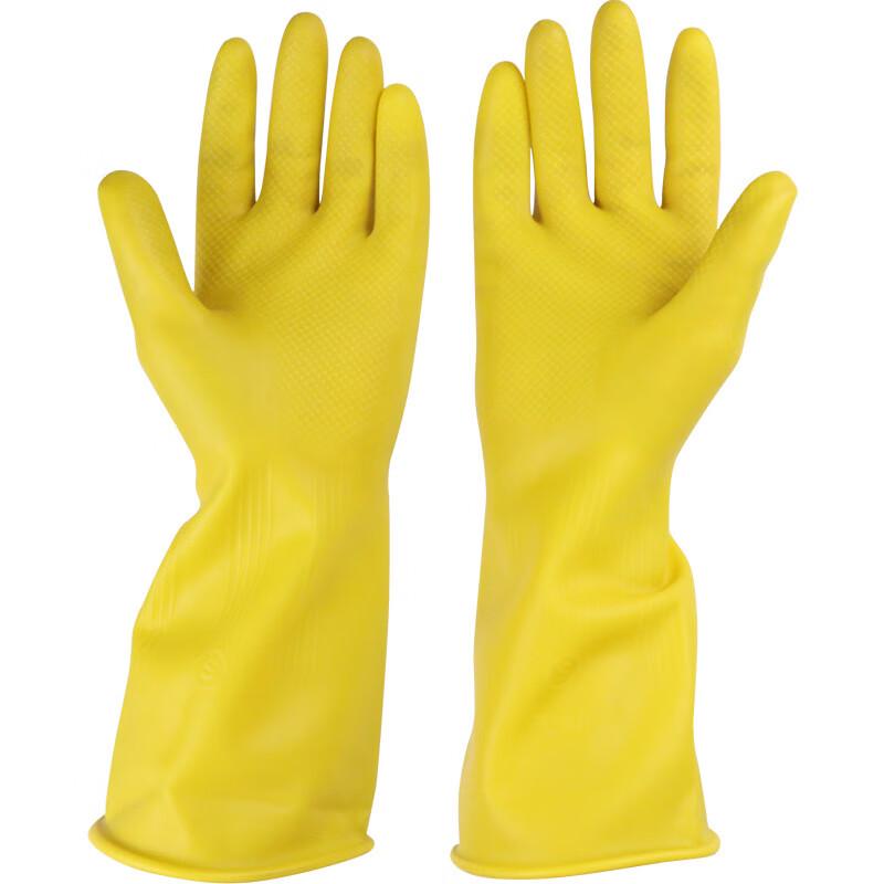Heavy-Duty Lengthened Latex Cleaning Gloves