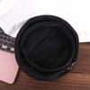 Buckle Autumn British Style All-match Korean Style Hat Retro Beret Painter Hat Women Octagonal Cap