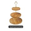 European Style Bamboo 3-Tier Serving Stand