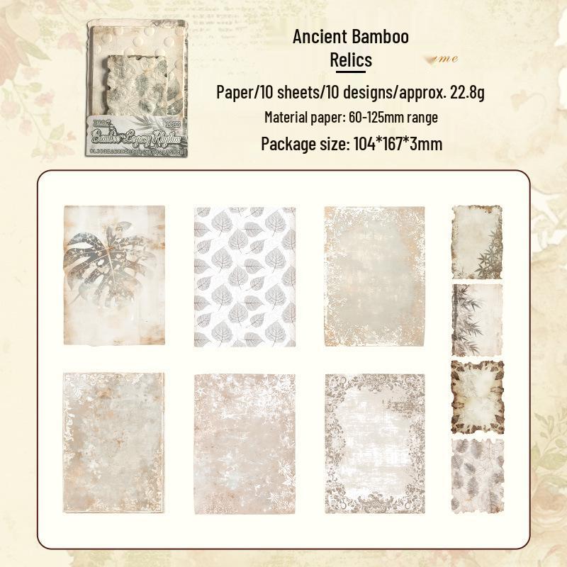 Past Dreams 3D Embossed Scenery Memo Pad for DIY Journaling