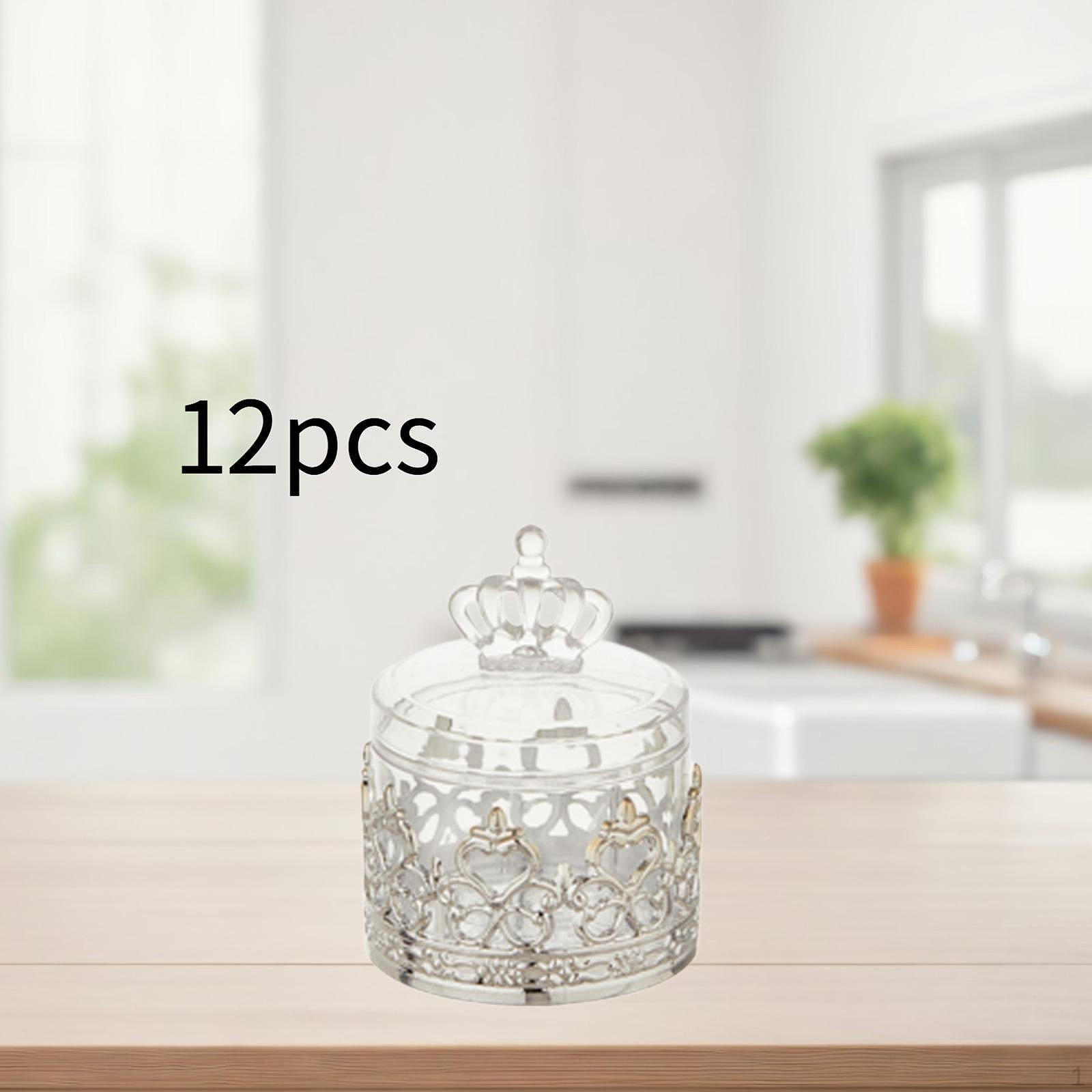 

12 штук коробки для хранения конфет коробки для угощений декоративный декор упаковочные контейнеры для фестиваля Silver Crown