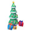 Inflatable Christmas Tree Blow Up Christmas Tree Yard Decor with Inflatable Gift Boxes for Outdoor