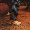Anta GH2 Pizza Antypoślizgowe Odporne na Ścieranie Niskie Buty do Koszykówki Męskie sneakersy Żółte Białe Czerwone 112131103-7