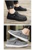 Mocassini da Uomo in Tela Extra Large - Slip-on Casual per Tendenze Transfrontaliere.