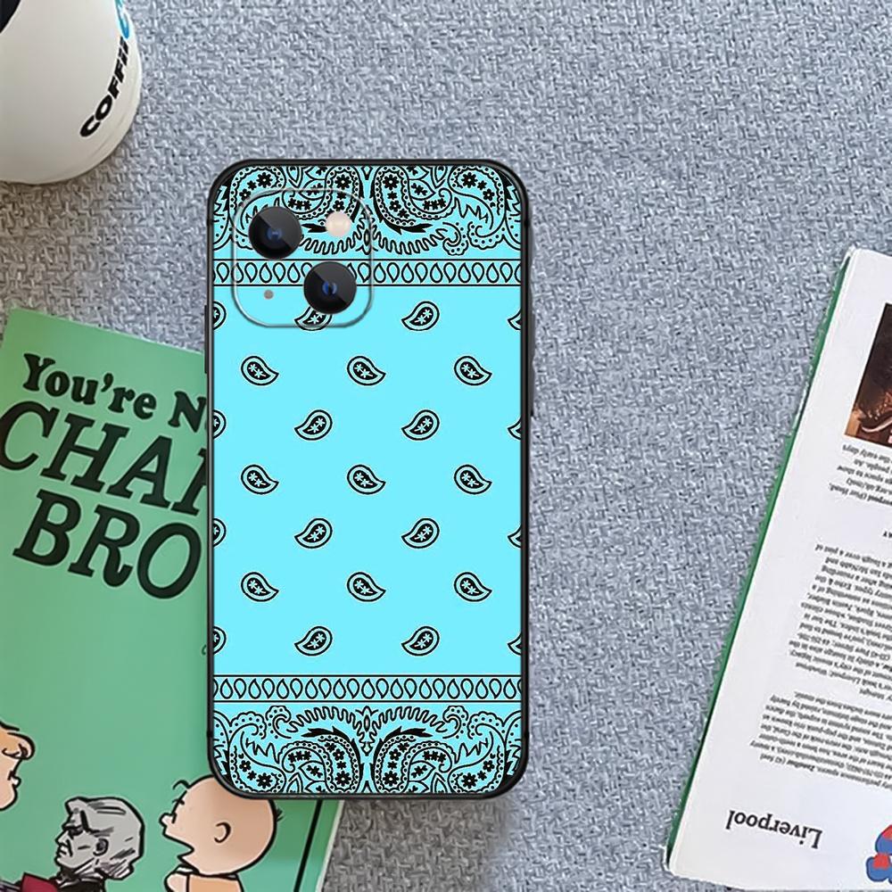 Bandana Fashion Kerchief Phone Case Cover Coque For Iphone Xiaomi Mi Samsung Galaxy Redmi Note A S 11 12 13 14 15 22 23 24 5G Pro Plus Max Fe Ultra