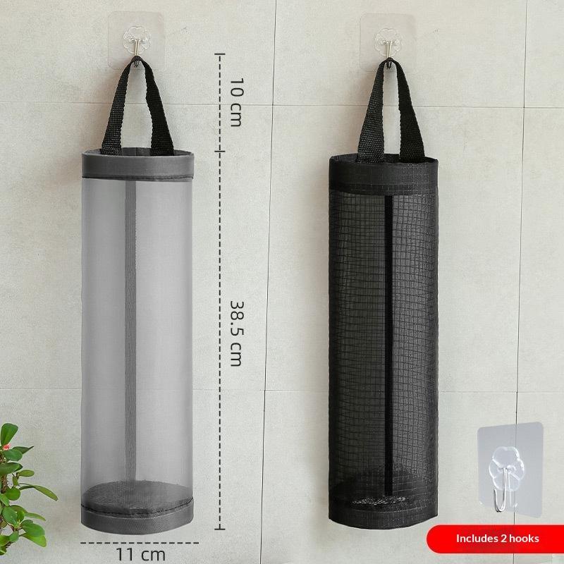 1/2/3 Pcs Hanging Mesh Bag Organizer With Breathable Grid Design Durable Straps For Kitchen Bathroom Home Storage
