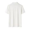 Timberland Logo Comfortable Breathable Casual Short Sleeve Polo Shirt Men Tops Vintage-White A5QHJ-CM9