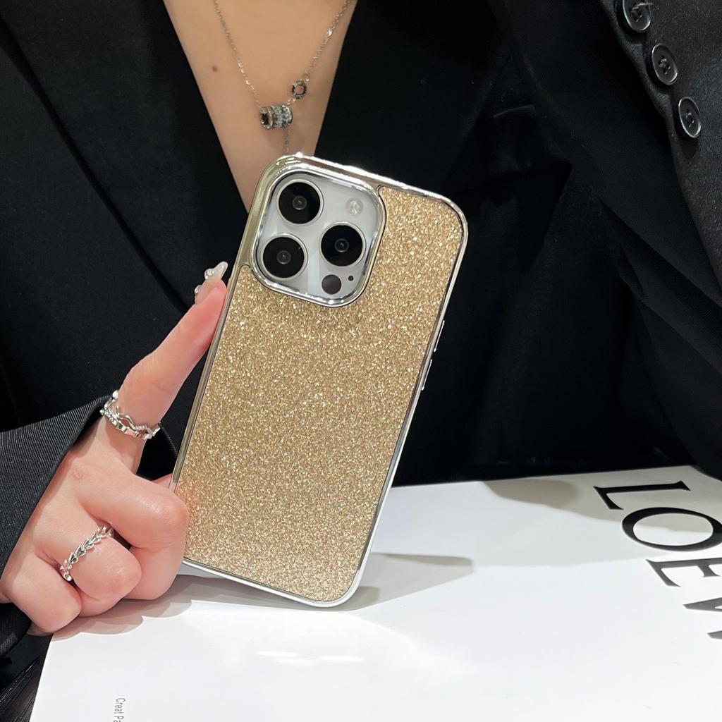 Luxurious Electroplated Glitter IPhone 14 Case, Suitable for IPhone15 Pro Max, High-end 13 Anti-drop 12 Protective Case